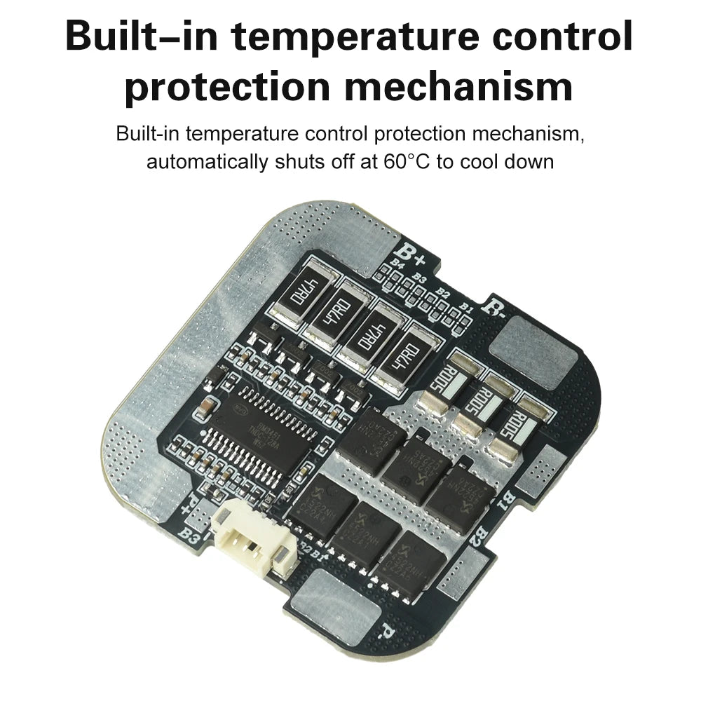 4S 60A/100A BMS 21700 18650 Lithium Battery Protection Board
