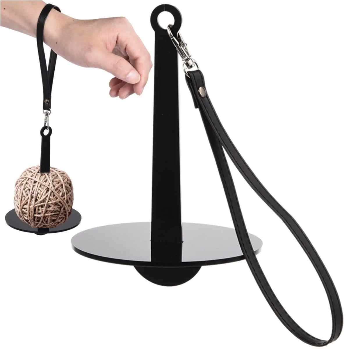Wrist Yarn Minder – Portable Acrylic Yarn Ball Holder