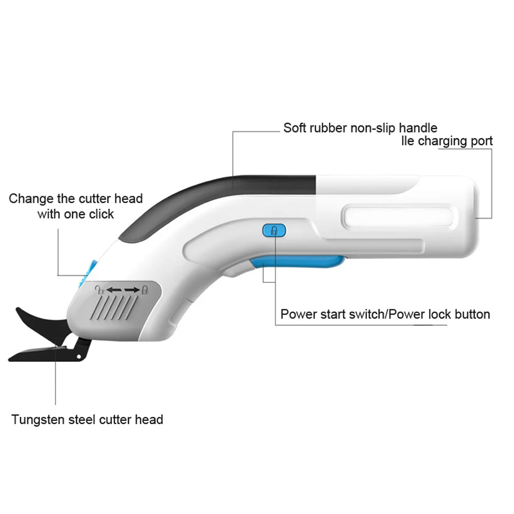 KKMOON Electric Fabric Cutter | Handheld Cloth Cutting Machine