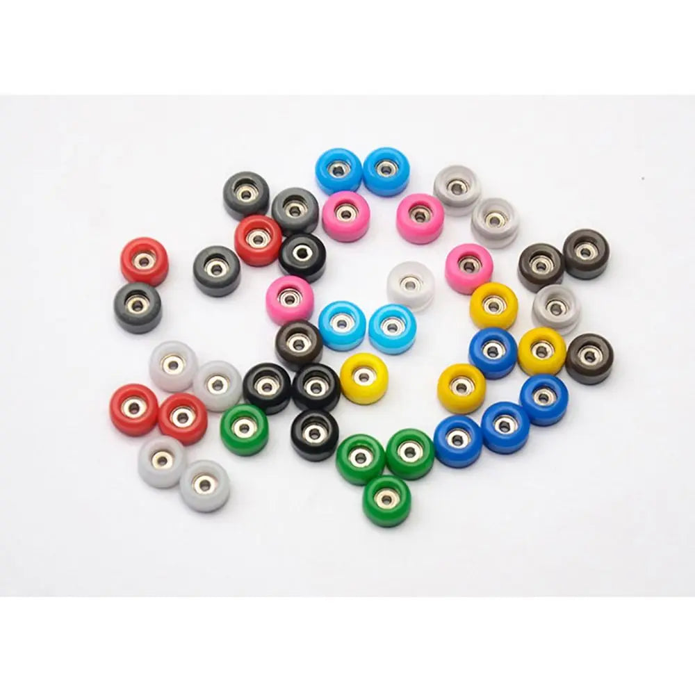 4-Pack PU Bearing Fingerboard Wheels | Mini Skate Accessory