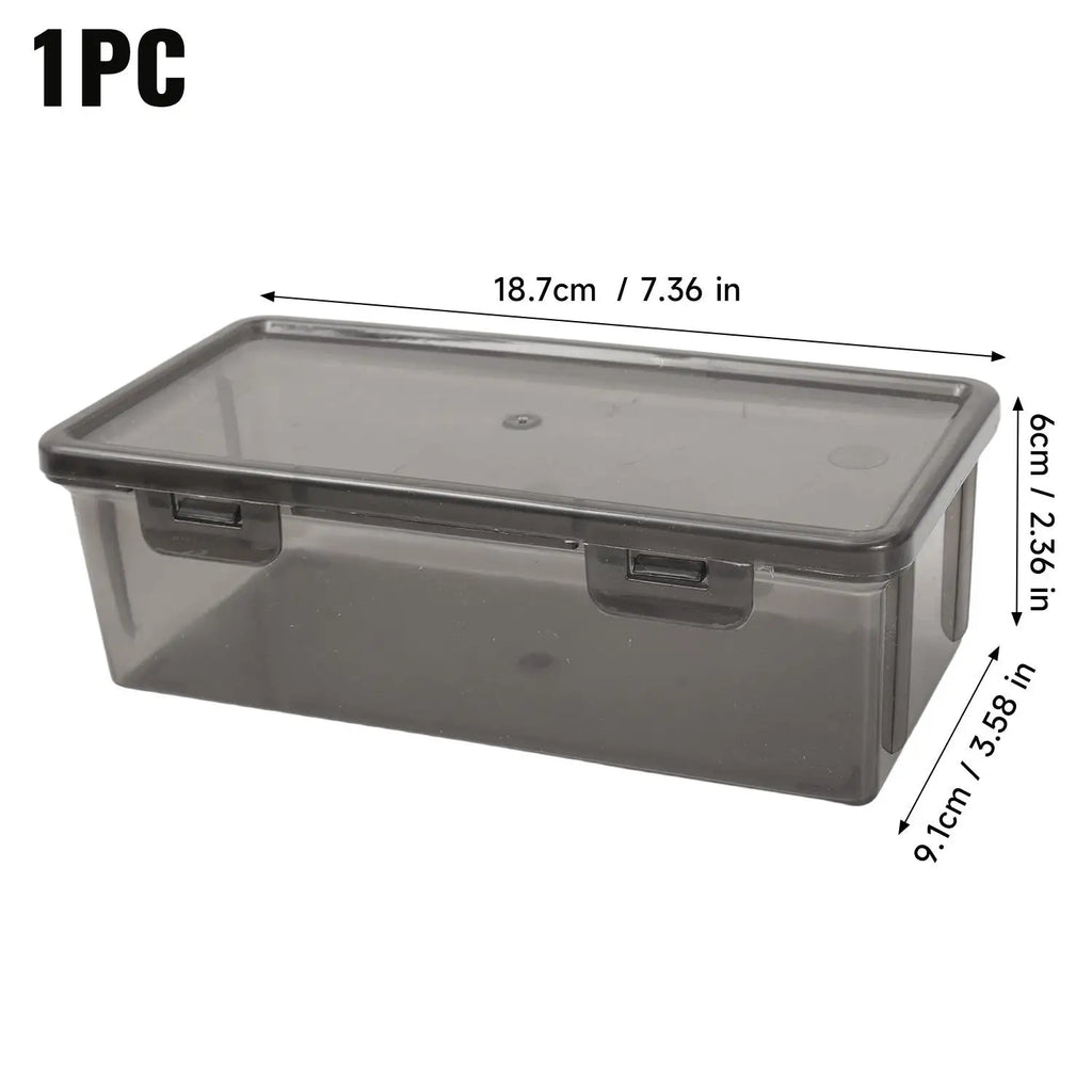 Large Capacity Translucent Plastic Pencil Case & Storage Box