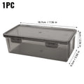 Large Capacity Translucent Plastic Pencil Case & Storage Box