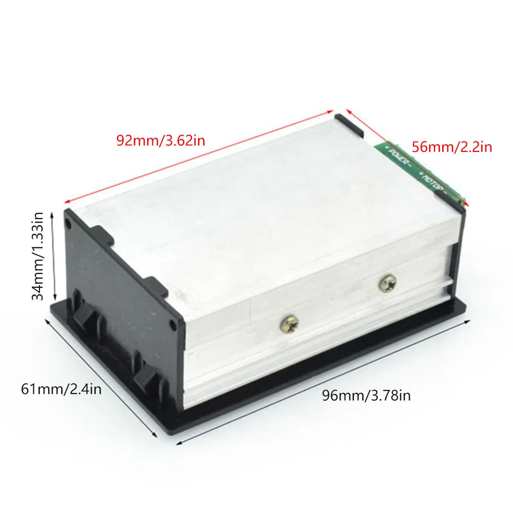 DC 6-60V 30A PWM Motor Speed Controller | Soft Start/Stop