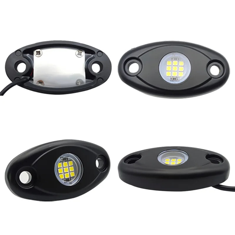 9-LED RGB Rock Light IP67 Underbody Lamp – Jeep Truck ATV UTV