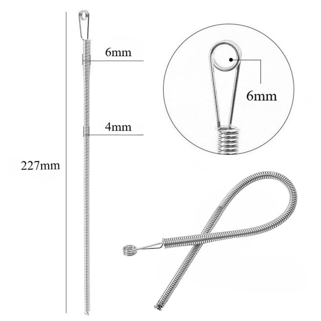 Bendable Spring Drawstring Threader for Elastic & Cord