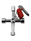 4-in-1 Multi-Function Key Wrench | Zinc Alloy Mini Tool