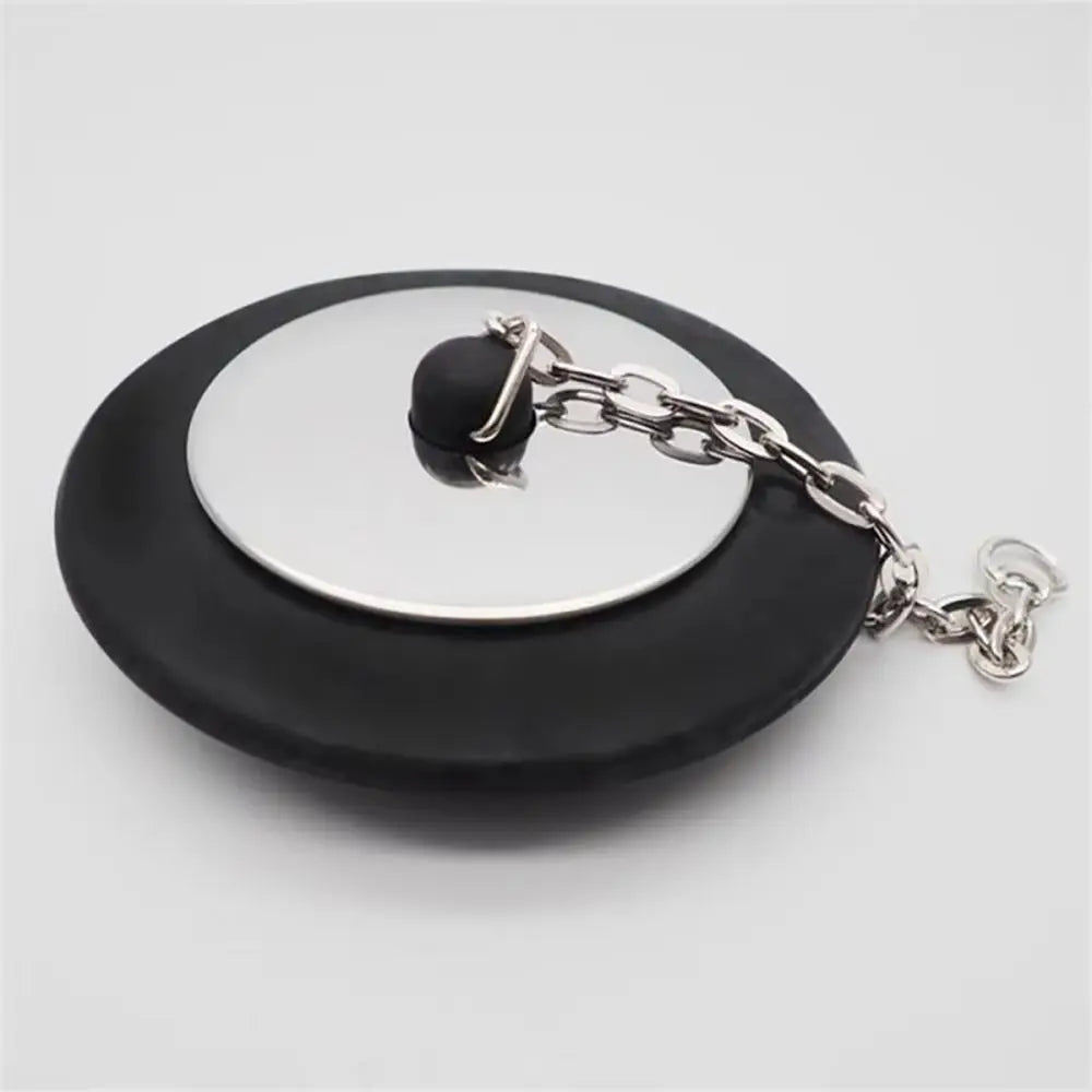 Rubber Bathtub Drain Stopper with Chain – 4/4.3/5cm Plug