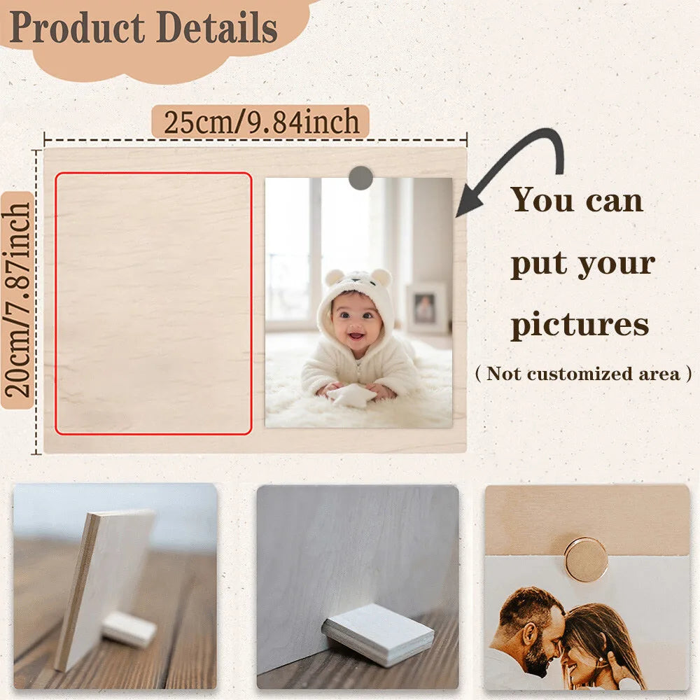 Personalised First Mother's Day Photo Frame | Custom Gift