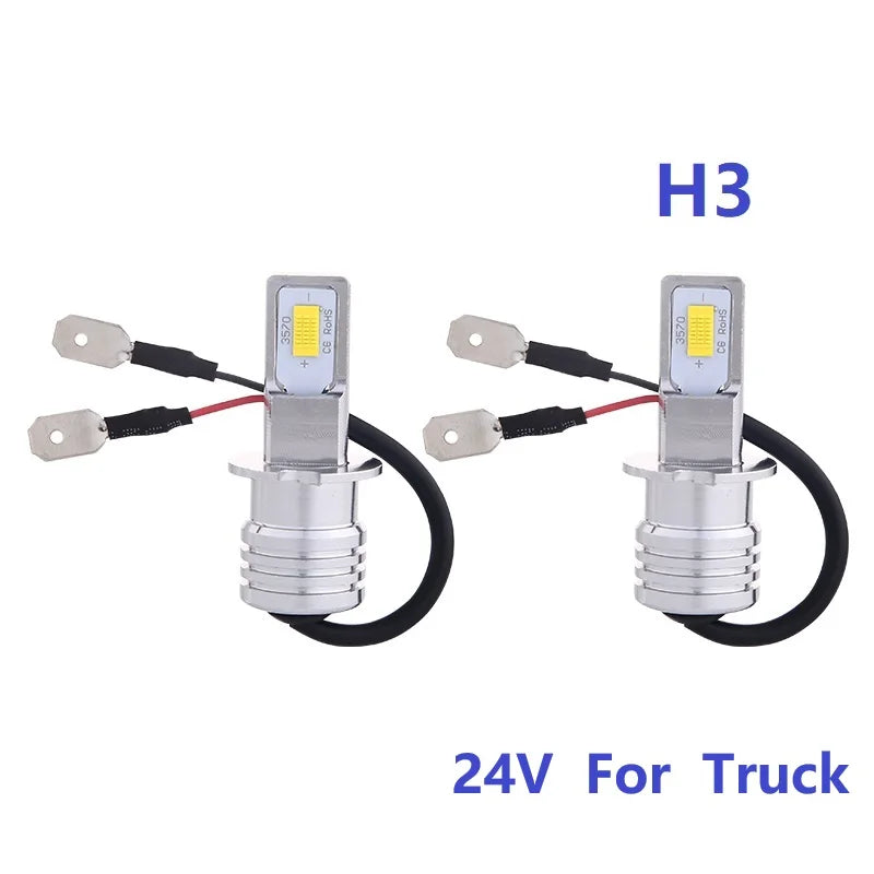 2-Pack H4 H7 H11 LED Headlight Bulbs 80W 26000LM | Pampsee