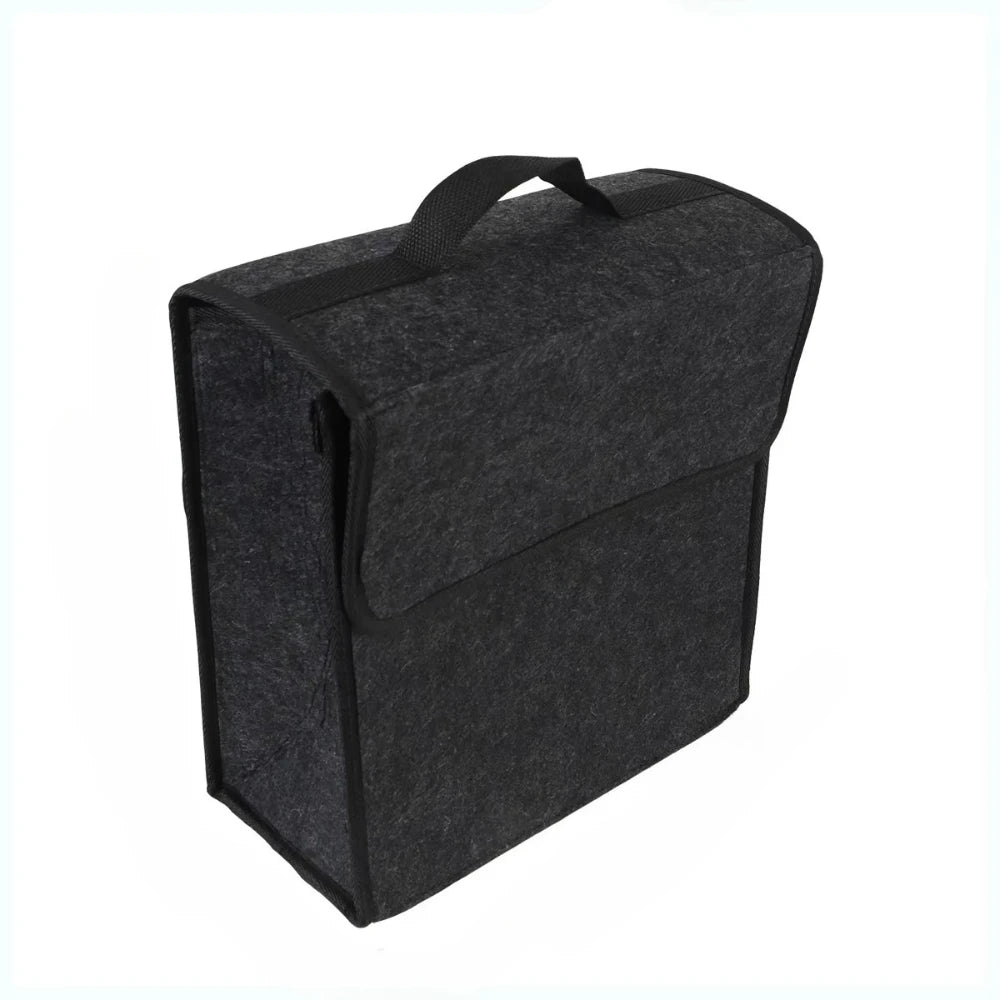 Woolen Felt Car Trunk Organizer – Foldable Storage Bag