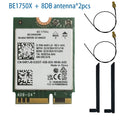 WDXUN BE1750X Wi-Fi 7 Tri-Band M.2 Card 5.8Gbps BT5.4