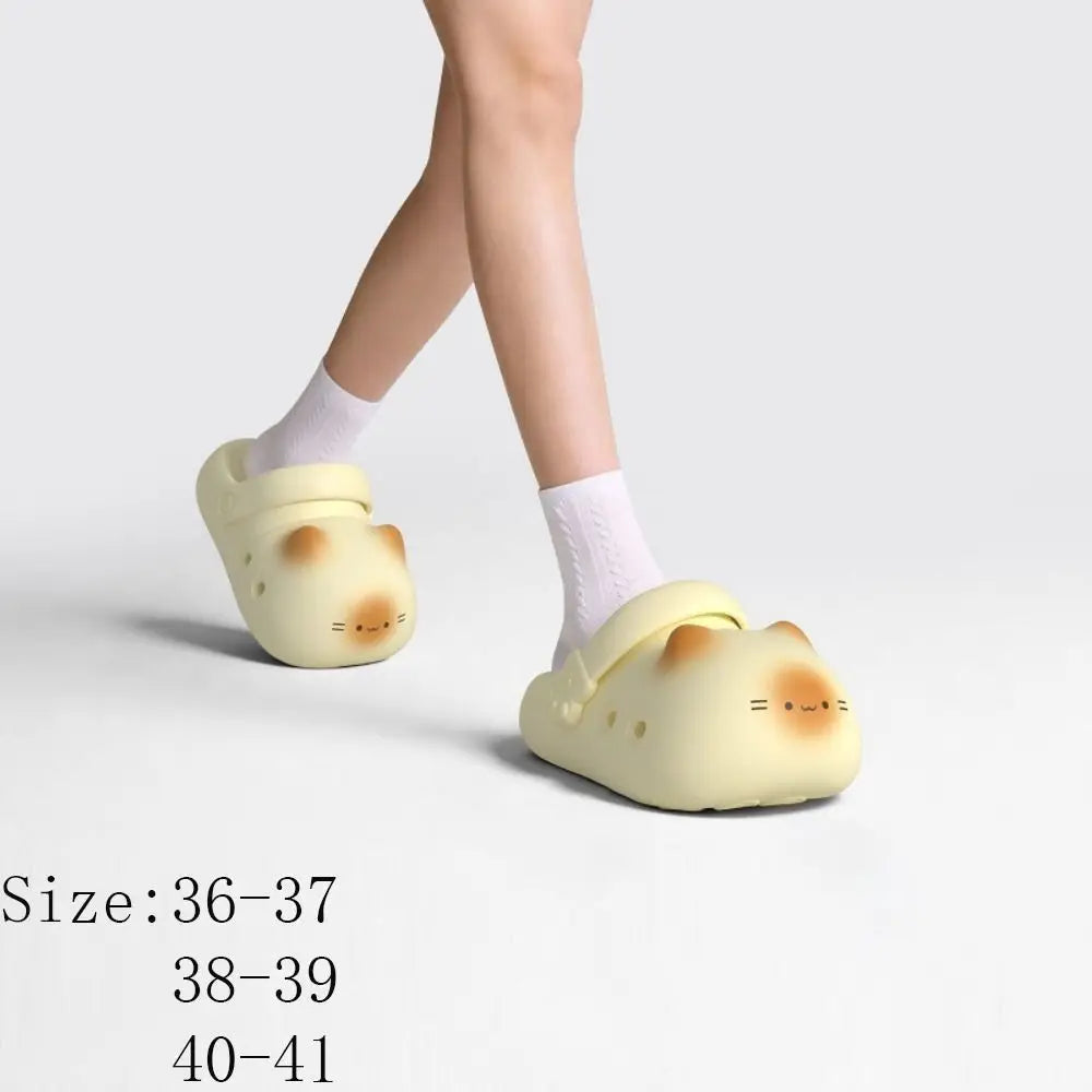 Women's Cat Paw Waterproof Anti-Slip Indoor Slippers