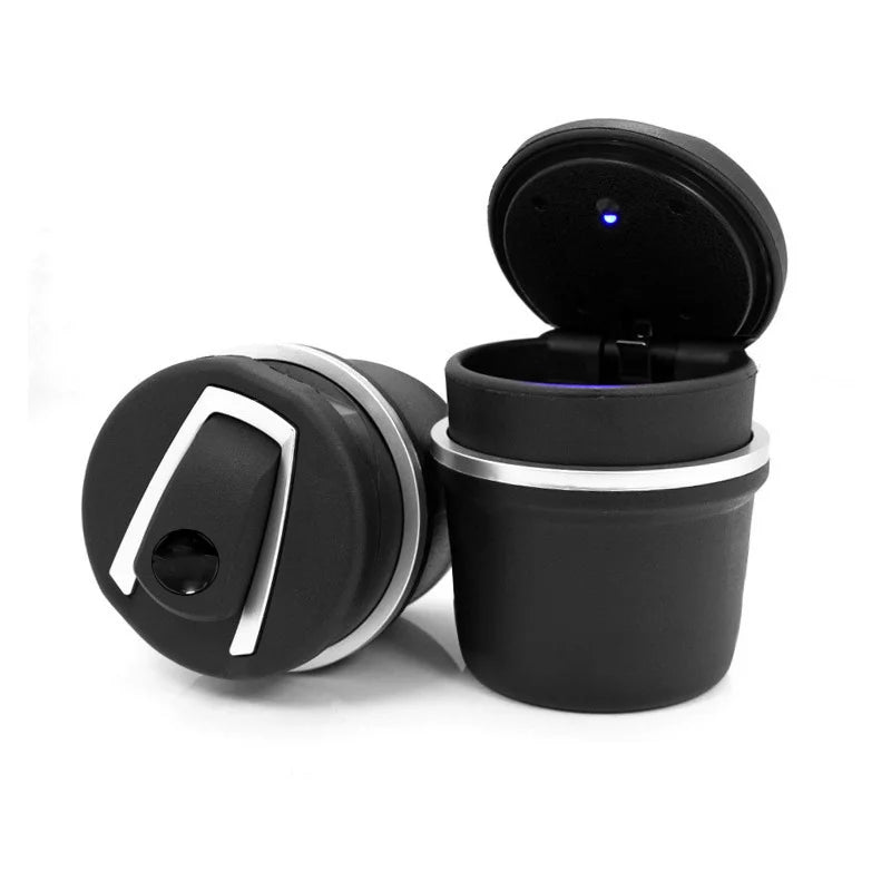 Universal Car Ashtray with LED Light | Portable Smoke Holder