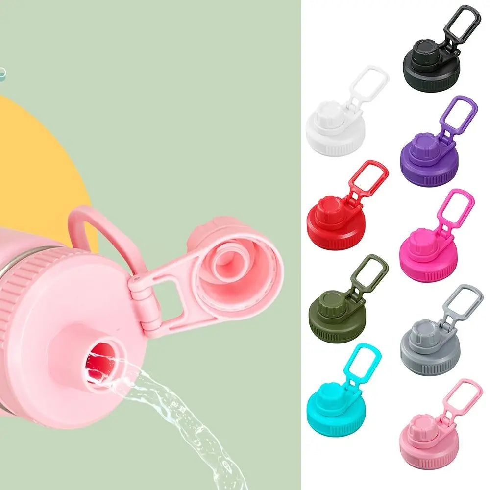 Spill-Proof Water Bottle Replacement Lid – Multicolor Cap