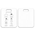White Quick-Fold Shirt Folding Board – Durable PP Plastic