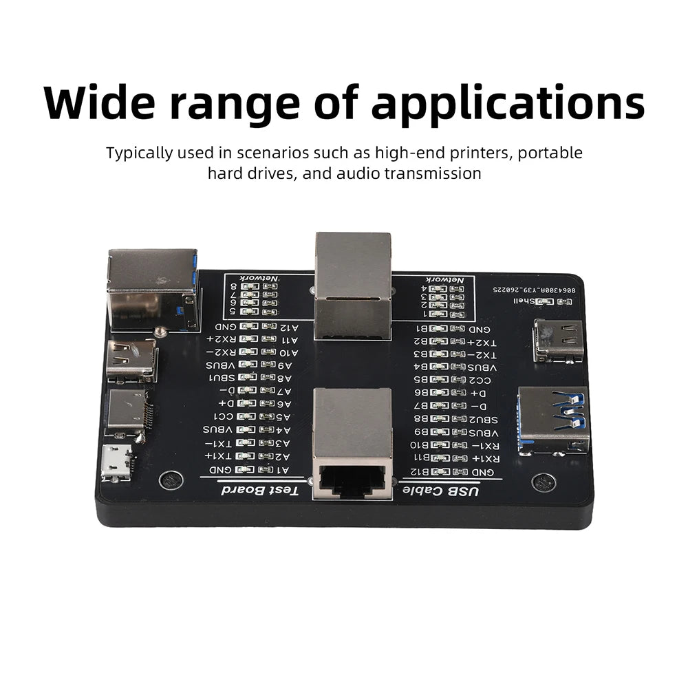 USB 3.0 Multifunctional Cable Tester – Type-C, RJ45 & More