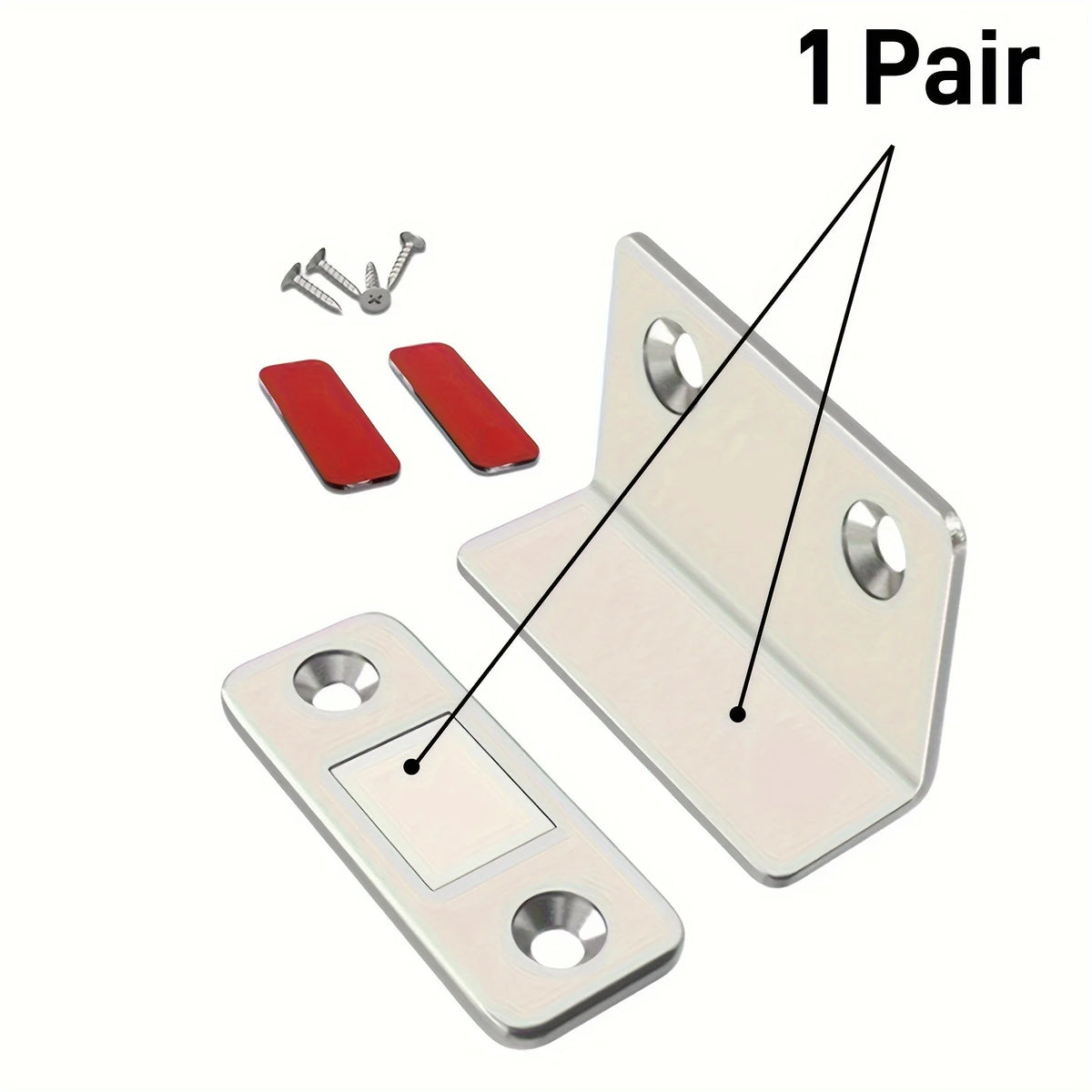 Invisible Magnetic Latch – No-Screw Cabinet & Door Closure