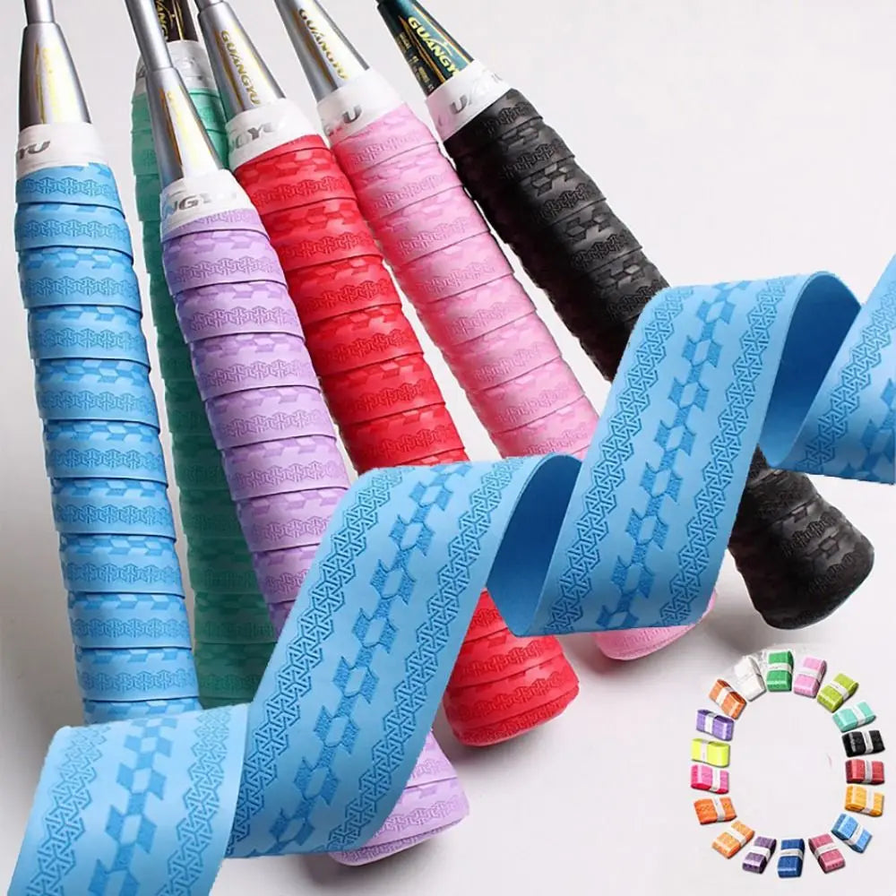 Badminton Racket Overgrip – Anti-Slip Sweat-Absorbing PU Wrap