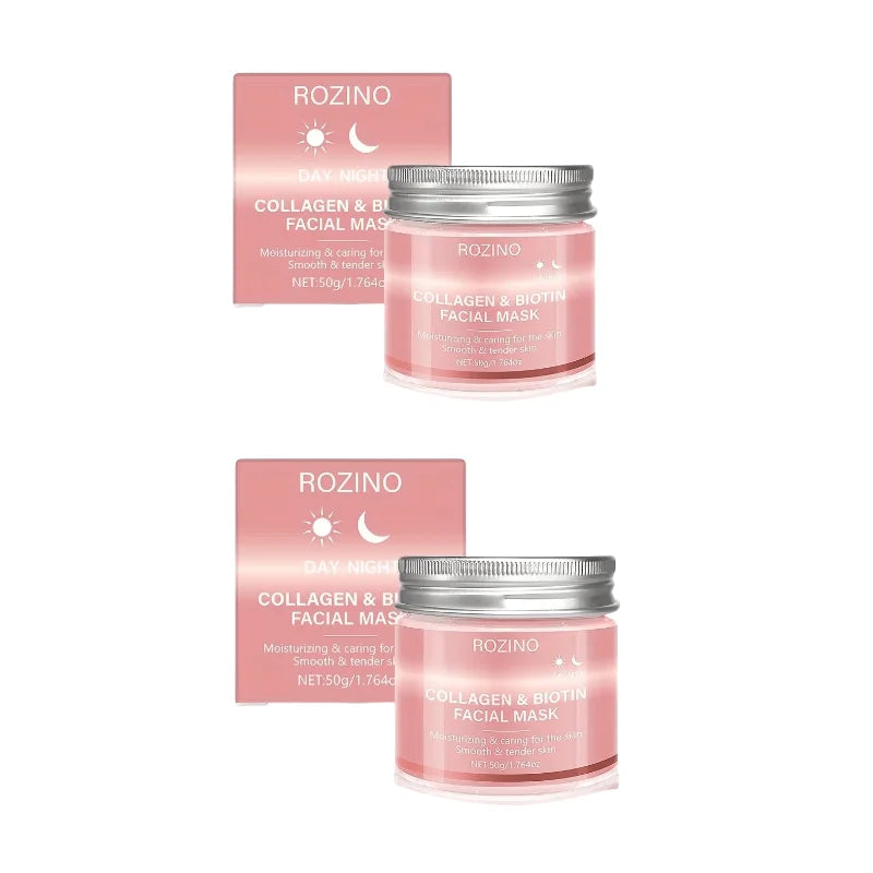 ROZINO Biotin Collagen Peel-Off Day & Night Face Mask