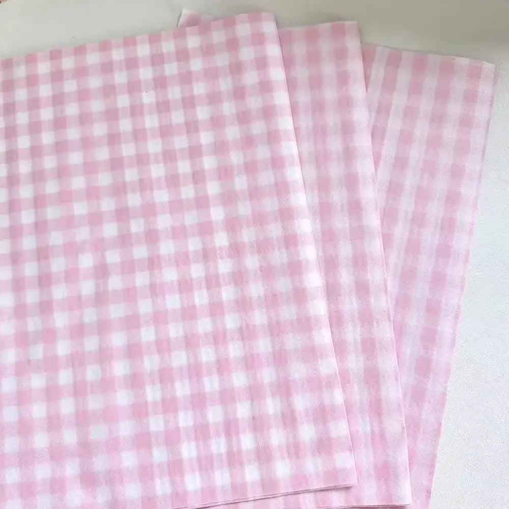 Pink Wavy Dots Gift Wrapping Paper – 10-Pack DIY Bouquet Wrap