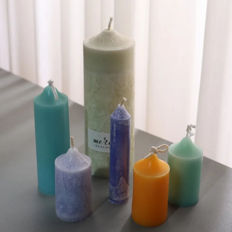 Pointed Cylindrical Acrylic Candle Mold | DIY Candle Making