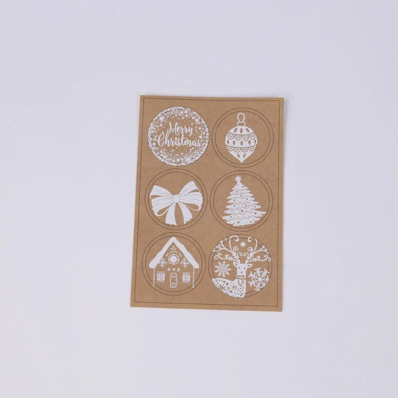 Christmas Kraft Gift Wrapping Paper Roll – Santa & Tree Print