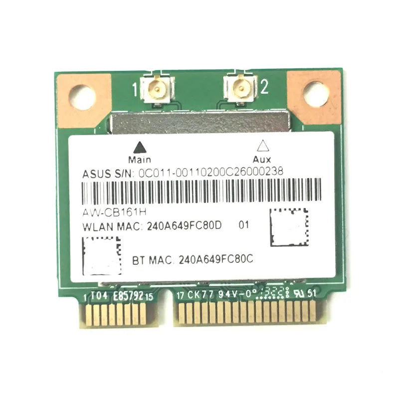 RTL8821AE 802.11AC Dual-Band WiFi Bluetooth 4.0 Half Mini PCIe Card