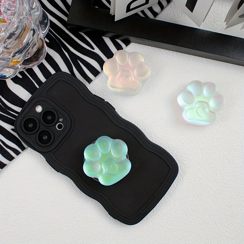 Cute Cat Paw Foldable Phone Ring Holder & Stand – Universal