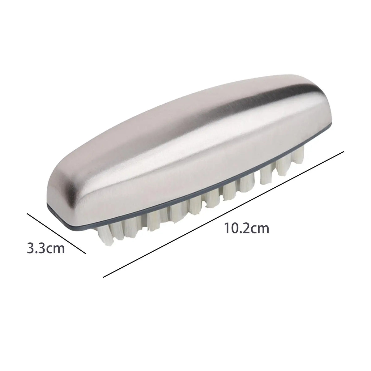 Stainless Steel Fingernail Cleaning Brush – Portable Manicure Tool