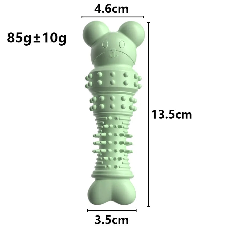 Bear-Shaped Pet Chew Toy – Bite-Resistant Teeth Grinding Rod