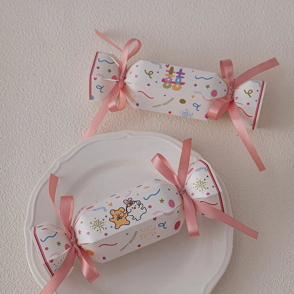 Wedding Favor Candy Box – Romantic Printed Gift Box