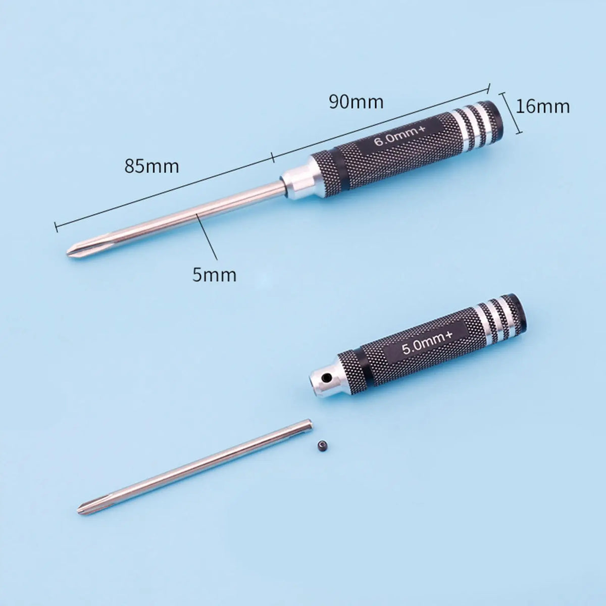 Precision Screwdriver Set 3–6mm | Magnetic Tips & Soft Handle