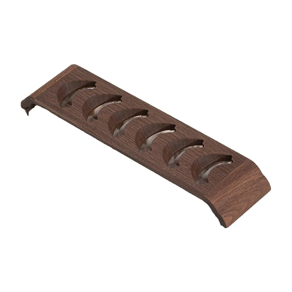 Wooden Tea Cup Holder Display Rack – Portable Organizer