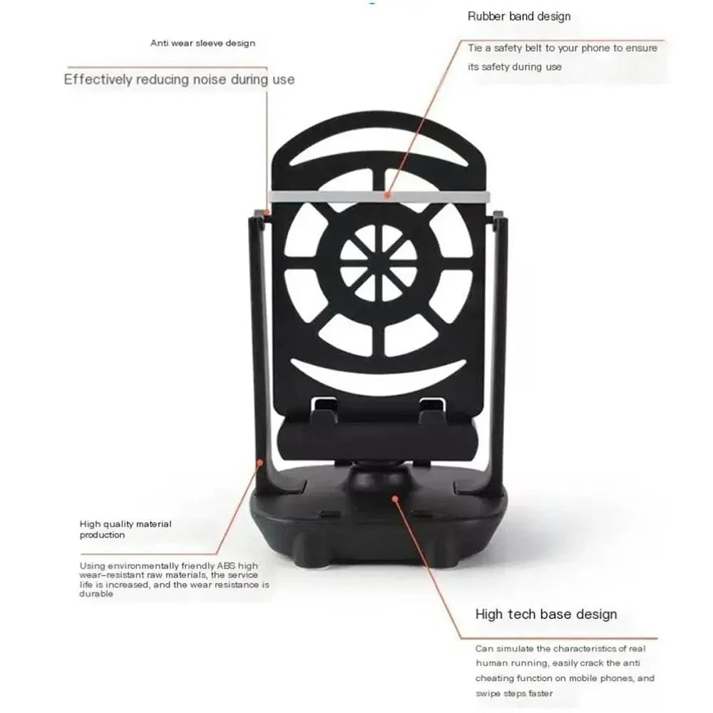 Automatic Phone Swing Shaker & Desk Stand – Step Counter