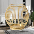 Metal Cage Pillar Candle Holder | Farmhouse Candelabra Stand