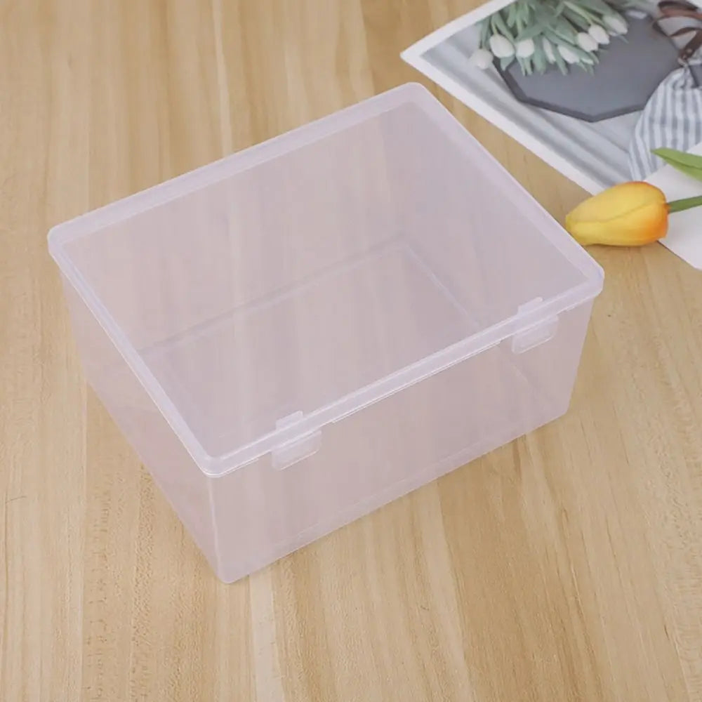 Transparent Flip Storage Box | Portable PP Plastic Organizer