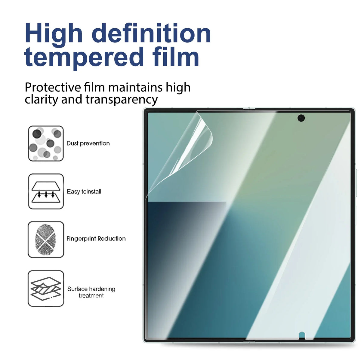 Samsung Galaxy Z Fold 7 Privacy Screen Protector 4-in-1 Set