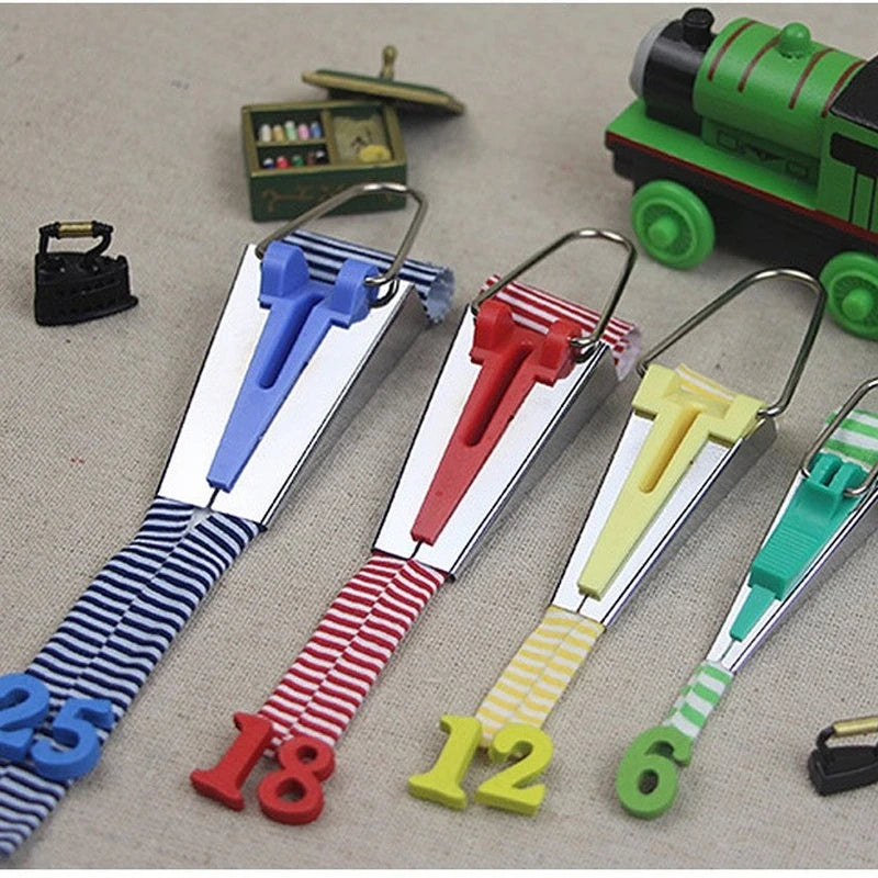 4-Piece Bias Tape Maker Set – 6mm 12mm 18mm 25mm