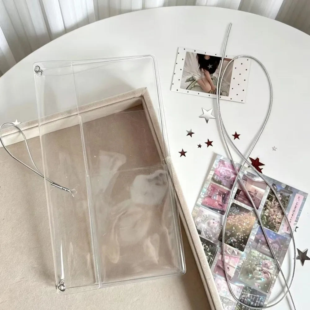 Transparent PVC TN Traveler Notebook Cover with Elastic Band
