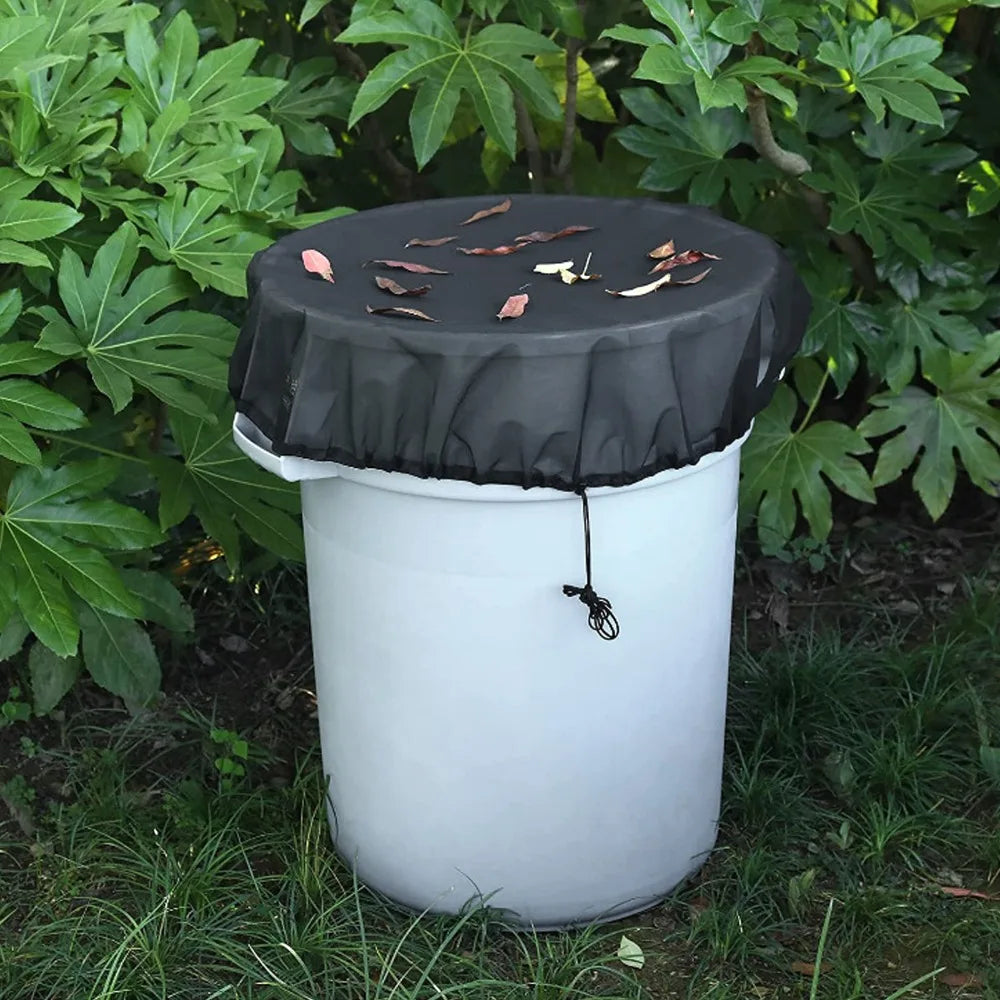 4-Pack Rain Barrel Mesh Cover 37.4" | Fine Leaf Filter Screen