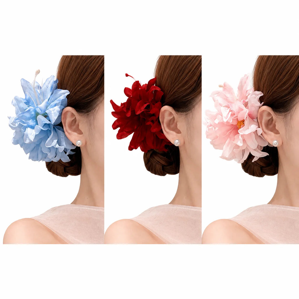 Floral Hair Clip – Vintage Cheongsam Style Women's Barrette
