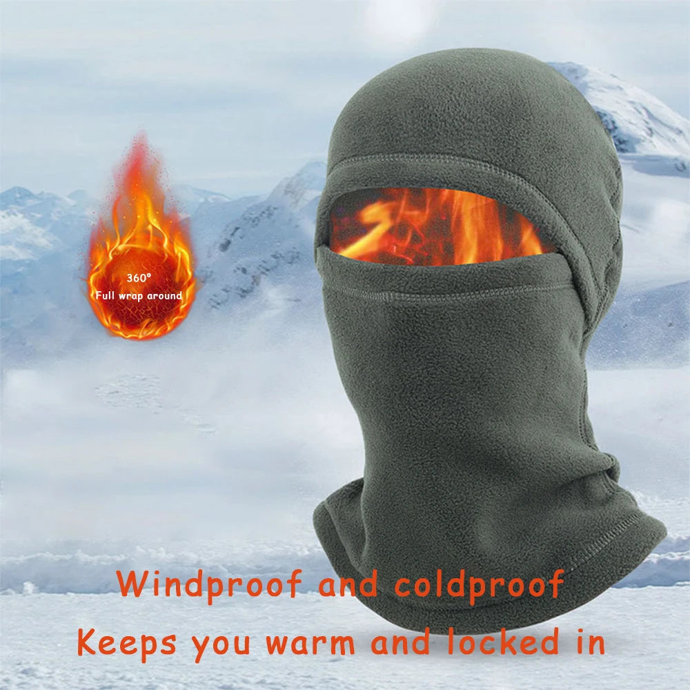 Winter Fleece Balaclava Full Face Mask – Ski, Moto & Outdoor