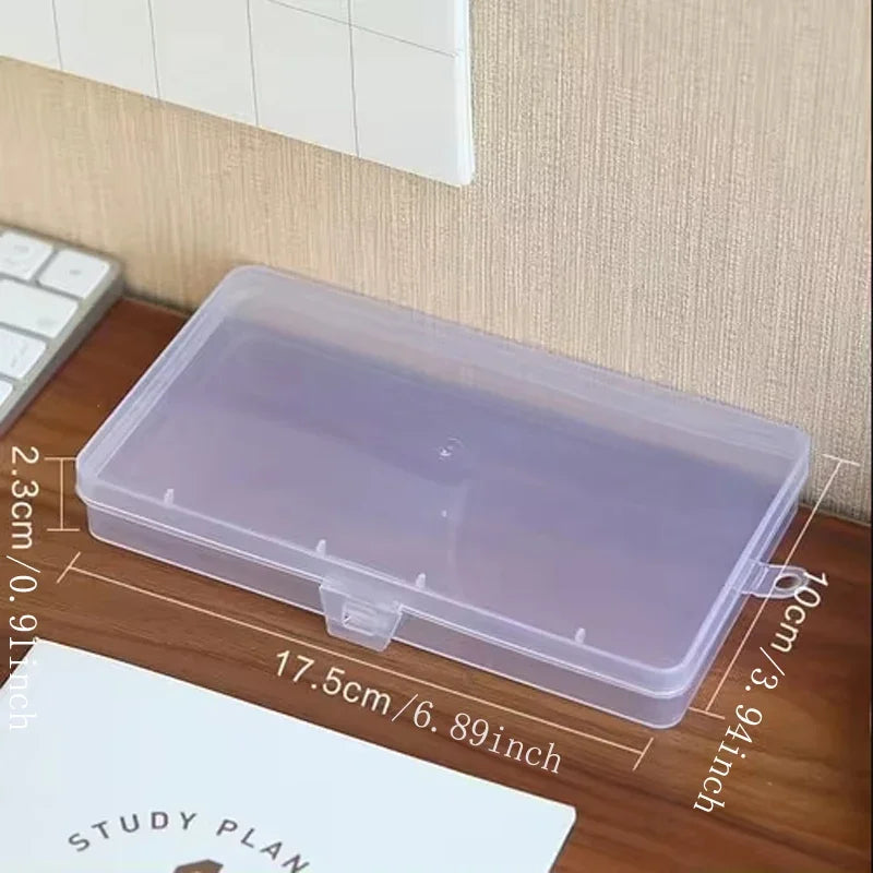 Large Transparent Desk Organizer – Multi-Compartment Storage