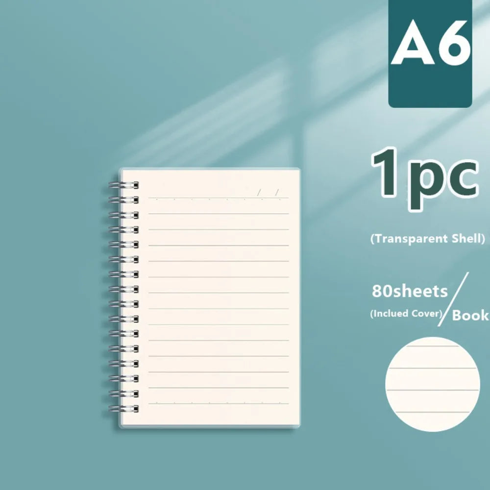 Spiral Coil Notebook A4/A5/A6/B5 – Grid, Lined & Blank Pages