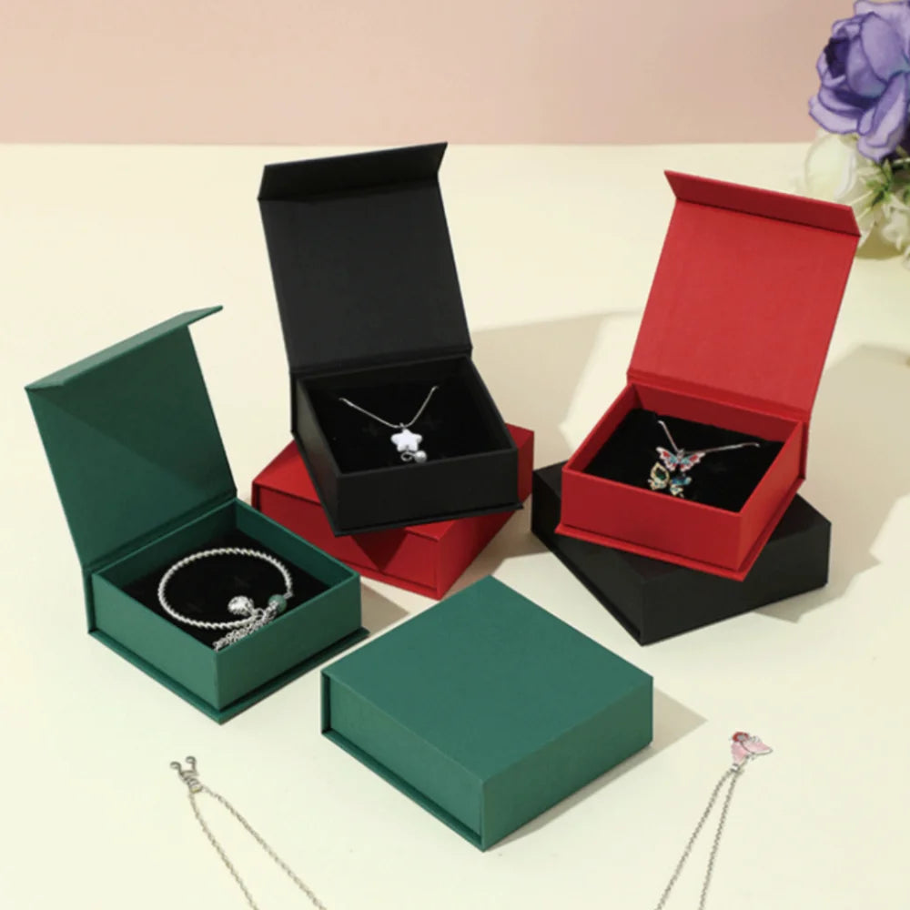 Book Flip Jewelry Box – Ring, Earring & Necklace Organizer