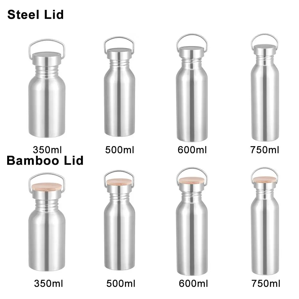 Stainless Steel Sports Water Bottle – Flask 350–750ml
