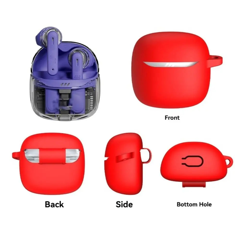 Silicone Case with Hook for JBL Tune Flex 2 | Shockproof