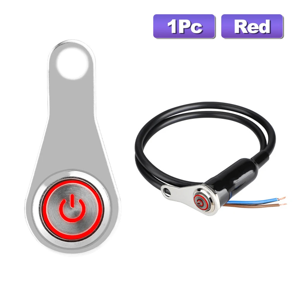 DC 12V Toggle Switch with Cable for Motorcycle & Car Lights