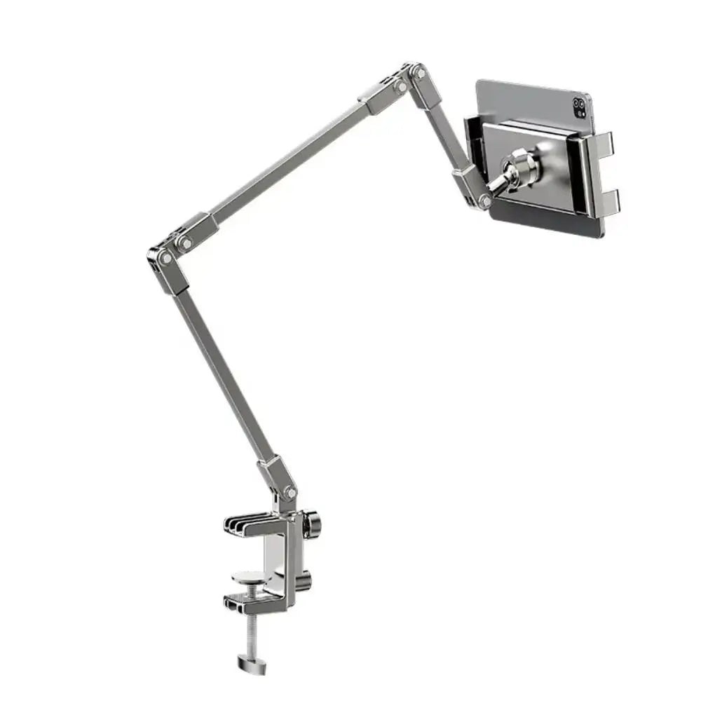 Foldable Tablet & Phone Stand – 3-Section Arm, 5–12 Inch
