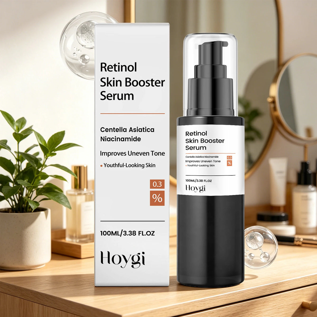 Retinol Face Serum – Niacinamide & Centella Brightening